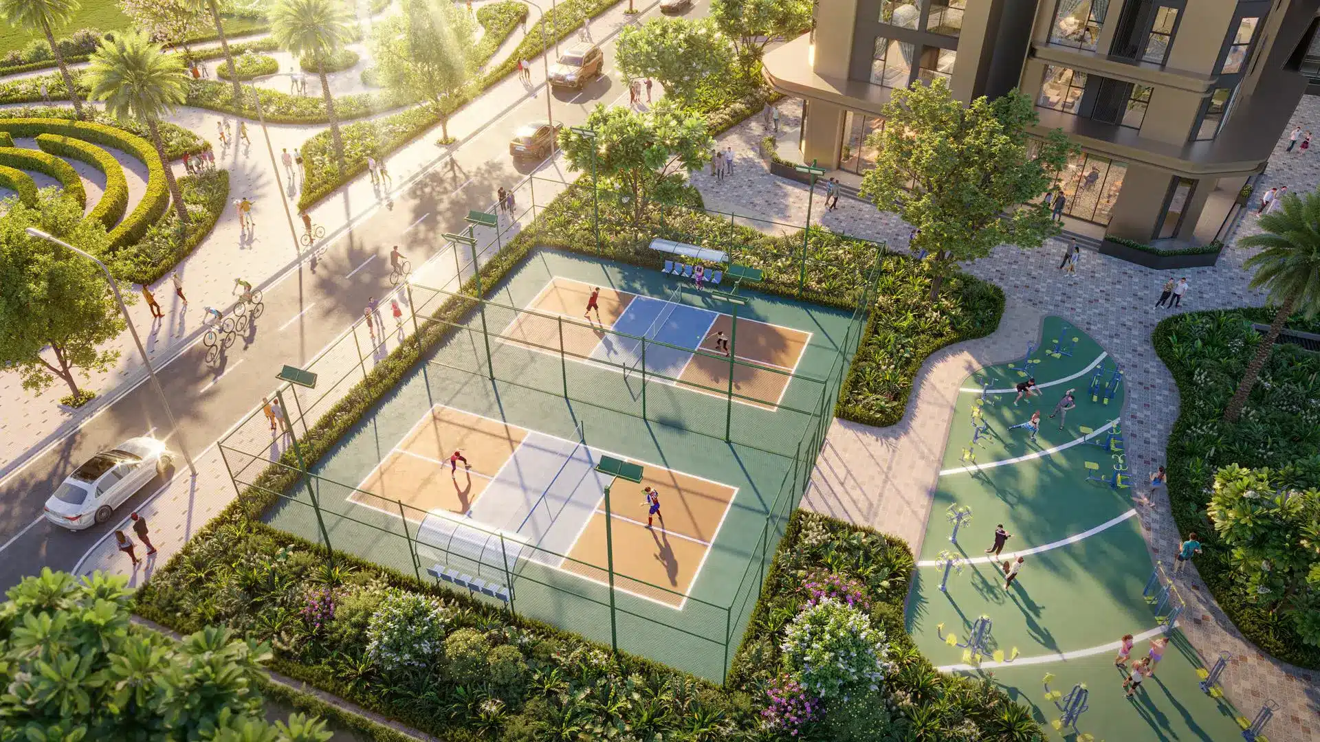 Tien-ich-San-pickleball-tai-The-Continental-du-an-Imperia-Signature-Co-Loa