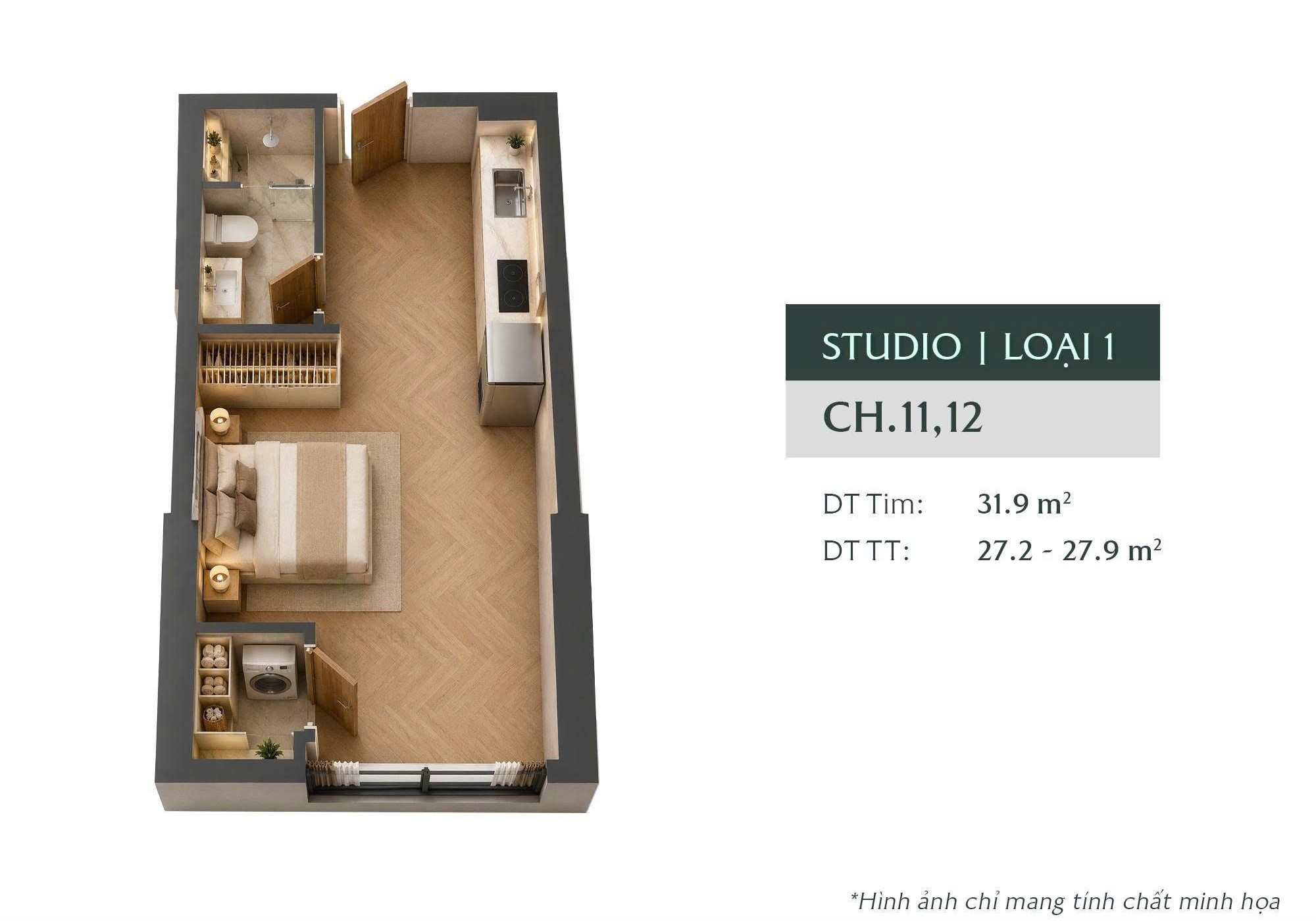 Studio - loại 1